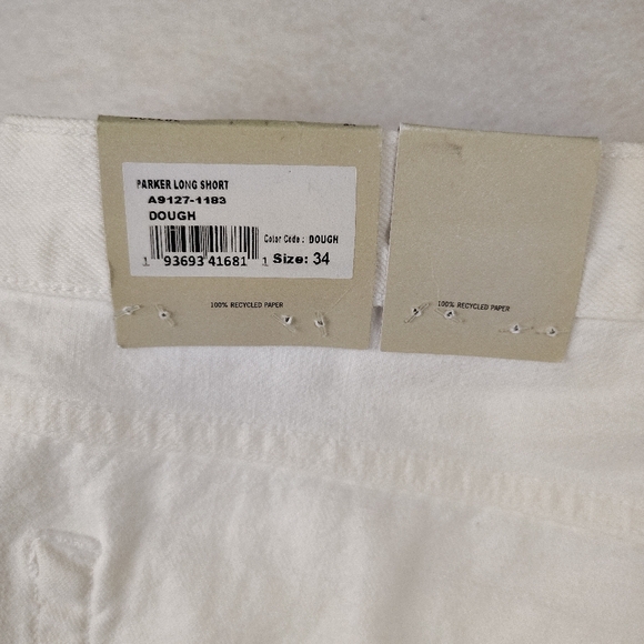 NWT AGOLDE Parker Long Short in Dough Size Woman's 34 - Picture 9 of 11